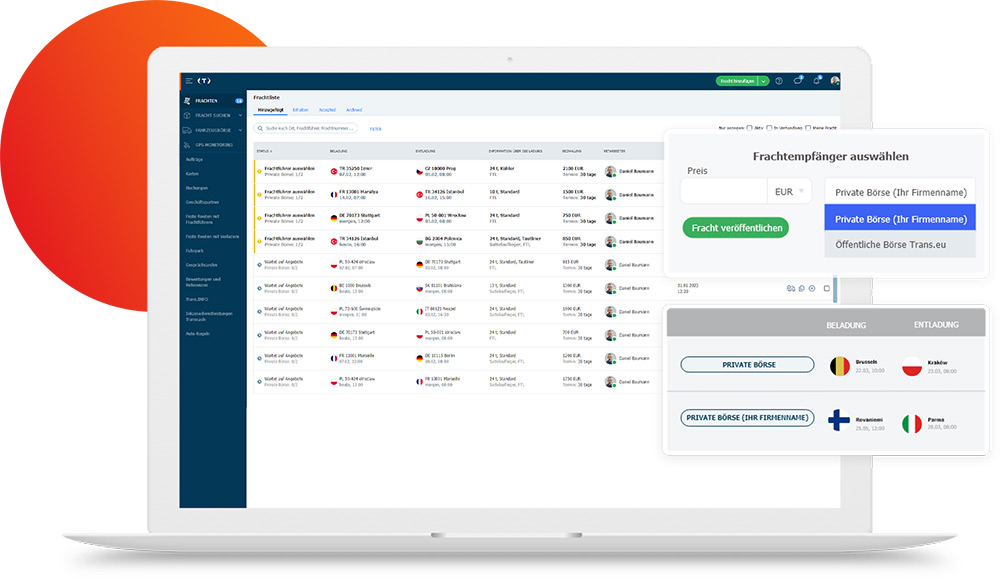 Trans.eu - Trans for forwarders -Private Frachtenbörse - Publikation - Trans.eu